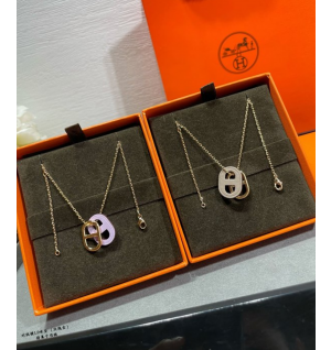 에르메스 hermes 샹달 목걸이 (컬러 골드, 화이트골드) (V-gold소재)