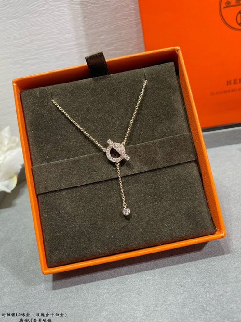 에르메스 hermes 피네스 목걸이 (컬러 골드, 화이트골드 2COLOR)