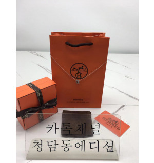 에르메스 hermes 피네스 목걸이 (컬러 골드, 화이트골드 2COLOR)