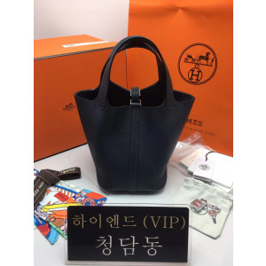 에르메스 피코탄18 올수공 (금장/은장) (컬러 블루뉘)