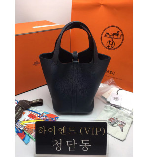 에르메스 피코탄18 올수공 (금장/은장) (컬러 블루뉘)