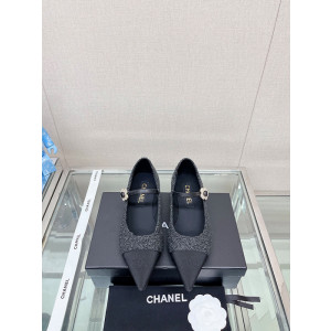 샤넬 CC 플랫슈즈