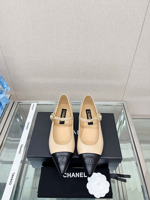 샤넬 CC 플랫슈즈