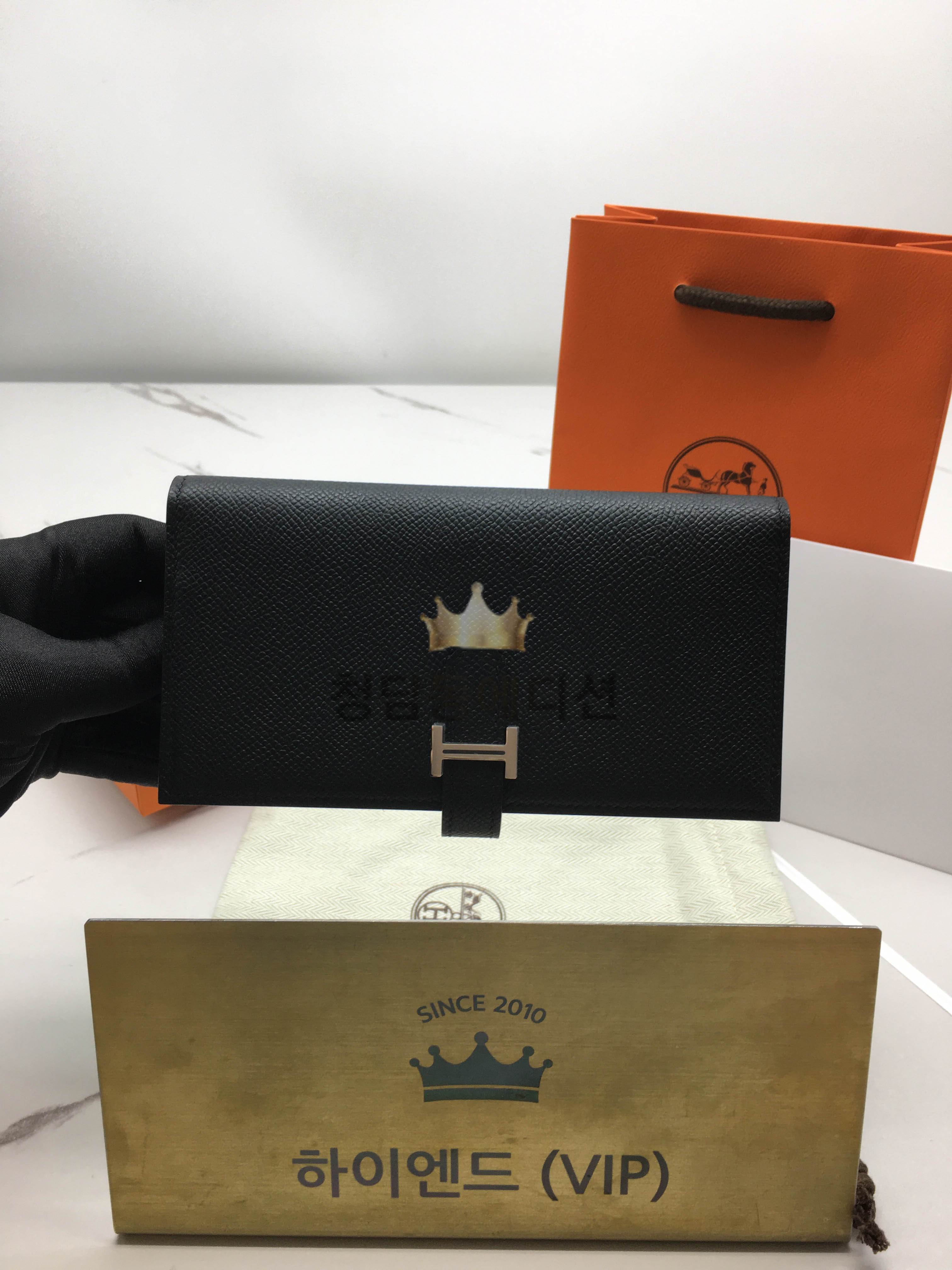 에르메스 베안 장지갑 (금장/은장) (올수공)