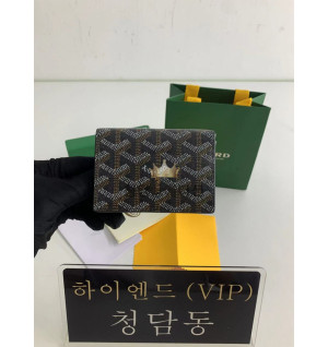 고야드 말제르브 플랩 카드지갑 (컬러 블랙)