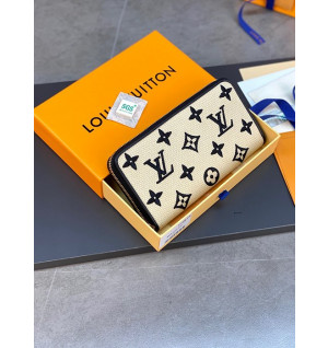 루이비통 LV 코튼 모노그램 지피월릿