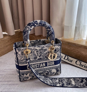 디올 레이디백 D LITE 백 미디움