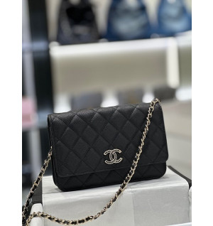 샤넬 23A 크리스탈장식 CC로고 WOC