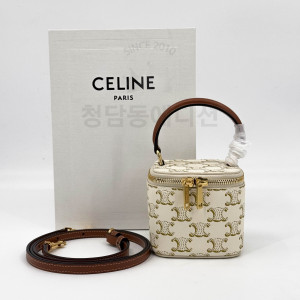 셀린느 트리오페 캔버스 미니 베니티 케이스