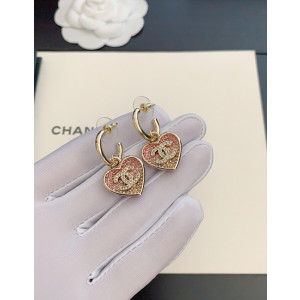 샤넬 chanel 그라데이션 하트 귀걸이 (2COLOR)