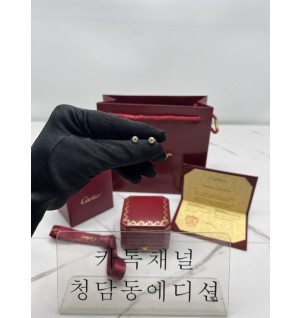 까르띠에 cartier 다무르 스터드 귀걸이 (3COLOR) (라지 사이즈)