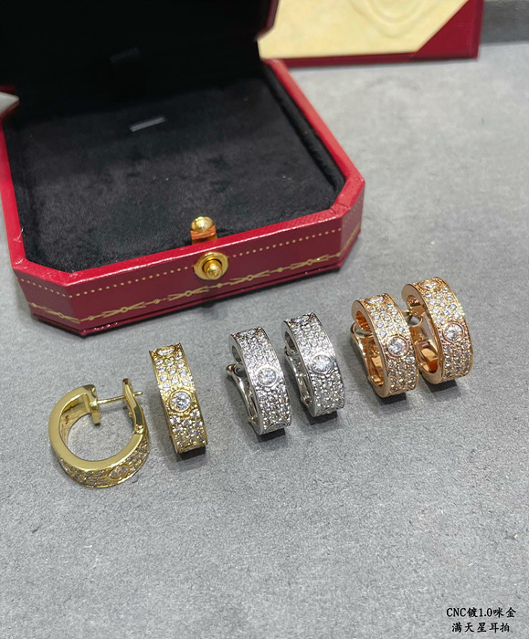 까르띠에 cartier 풀다이아 러브 귀걸이 (3COLOR)