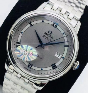 오메가 드빌 프리스티지 남자 손목 시계 39.5mm