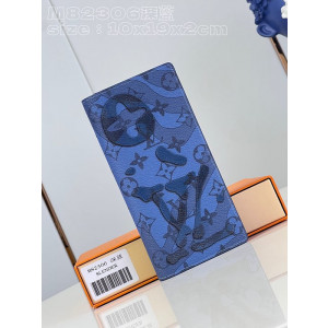 루이비통 브라짜 월릿 모노그램 아쿠아가든 캔버스 M82306