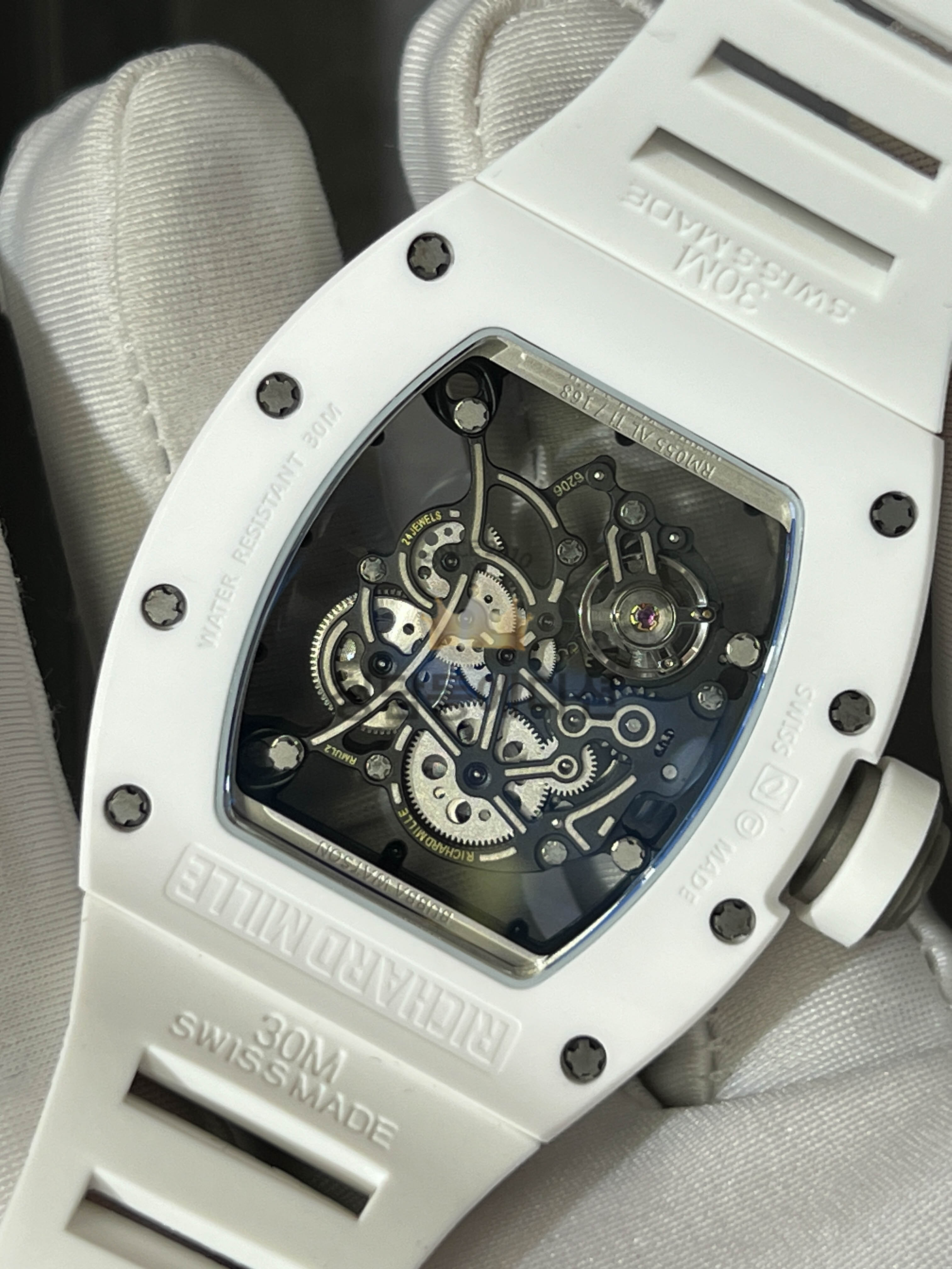 리차드밀 RM055 부바왓슨 세라믹 화이트