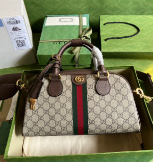 구찌 GG 오피디아 탑 핸들백 미디엄