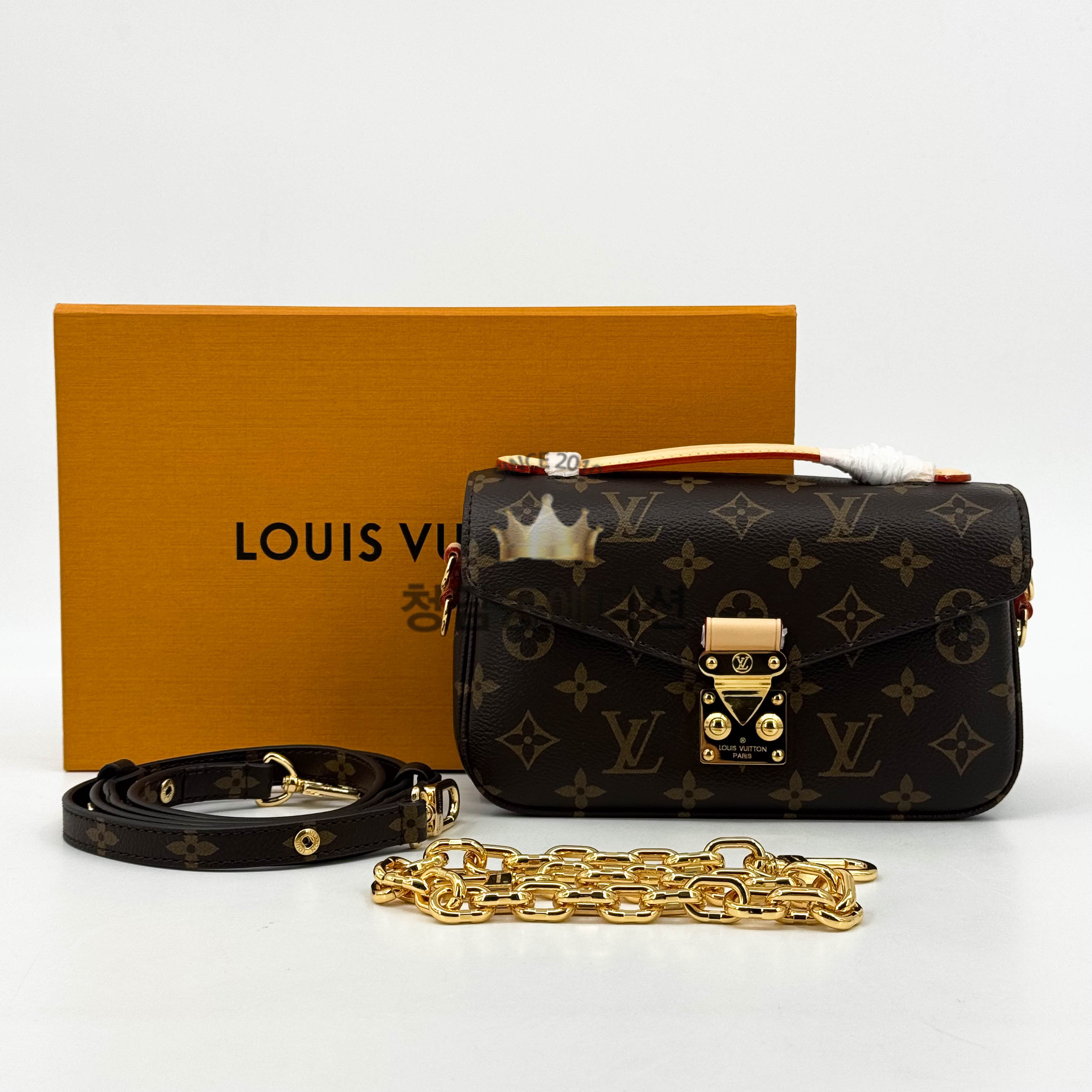 루이비통 포쉐트 메티스 이스트 웨스트 모노그램 숄더백