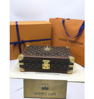 루이비통 코프레 8 몽트레 모노그램 캔버스 워치 케이스