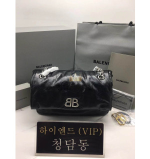 발렌시아가 BLCG BB 모나코 스몰 체인백 블랙