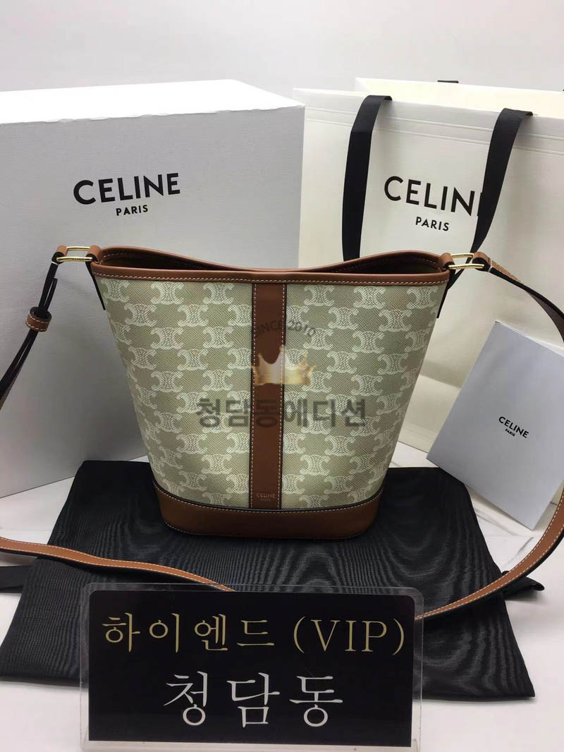 셀린느 트리오페 카바스 버킷백 스몰