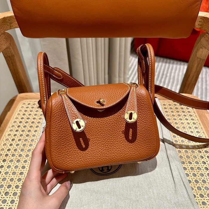 에르메스 미니 린디 올수공 (컬러 드)