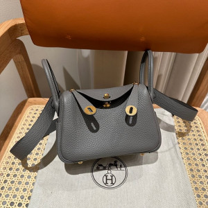 에르메스 미니 린디 올수공 (컬러 그리메이어)