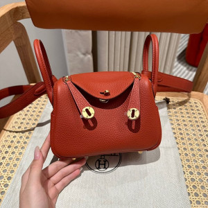 에르메스 미니 린디 올수공 (컬러 퀴브르)