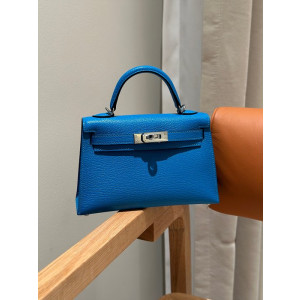 에르메스 미니 켈리2 올수공 (가죽 쉐브레)