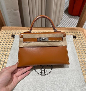 에르메스 미니 켈리2 올수공 (가죽 복스)