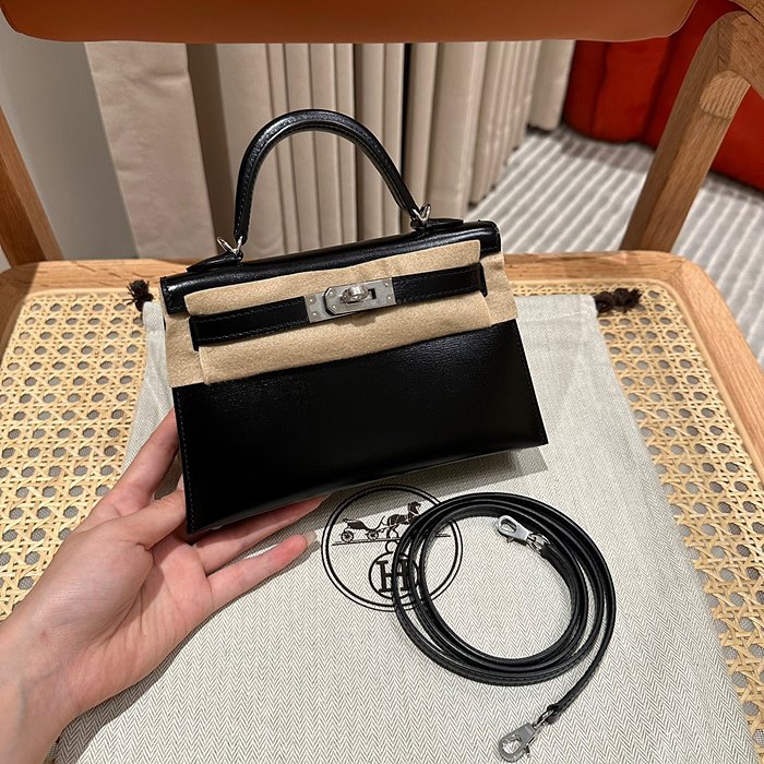 에르메스 미니 켈리2 올수공 (가죽 복스)