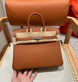 에르메스 벌킨25 (컬러 골드) (버클컬러 금장/은장)
