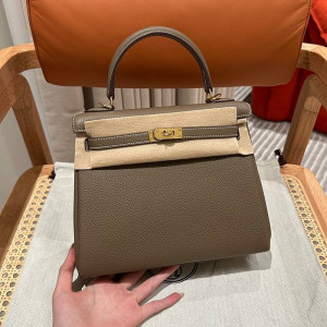 에르메스 켈리25 올수공 (가죽 토고)