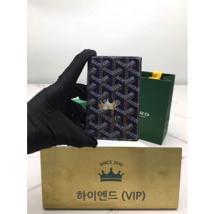 고야드 생피에르 카드지갑 (컬러 다크네이비)