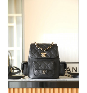 샤넬 23K 듀마 백팩 쓰리포켓 스몰 카프스킨 캐비어 (하이엔드급)