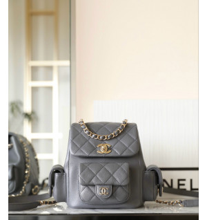 샤넬 23K 듀마 백팩 쓰리포켓 스몰 카프스킨 캐비어 (하이엔드급)