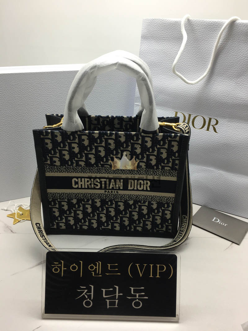 디올 오블리크 북토트백 스몰 (숄더 스트랩 ver.)