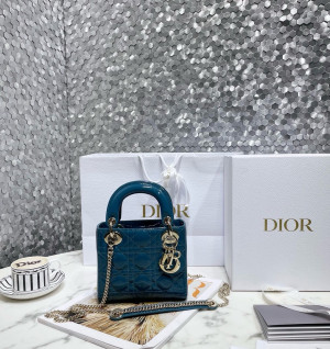 디올 레이디백 17cm 페이던트