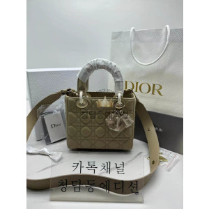디올 램스킨 레이디백 MY ABC