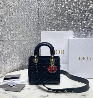 디올 램스킨 레이디백 MY ABC