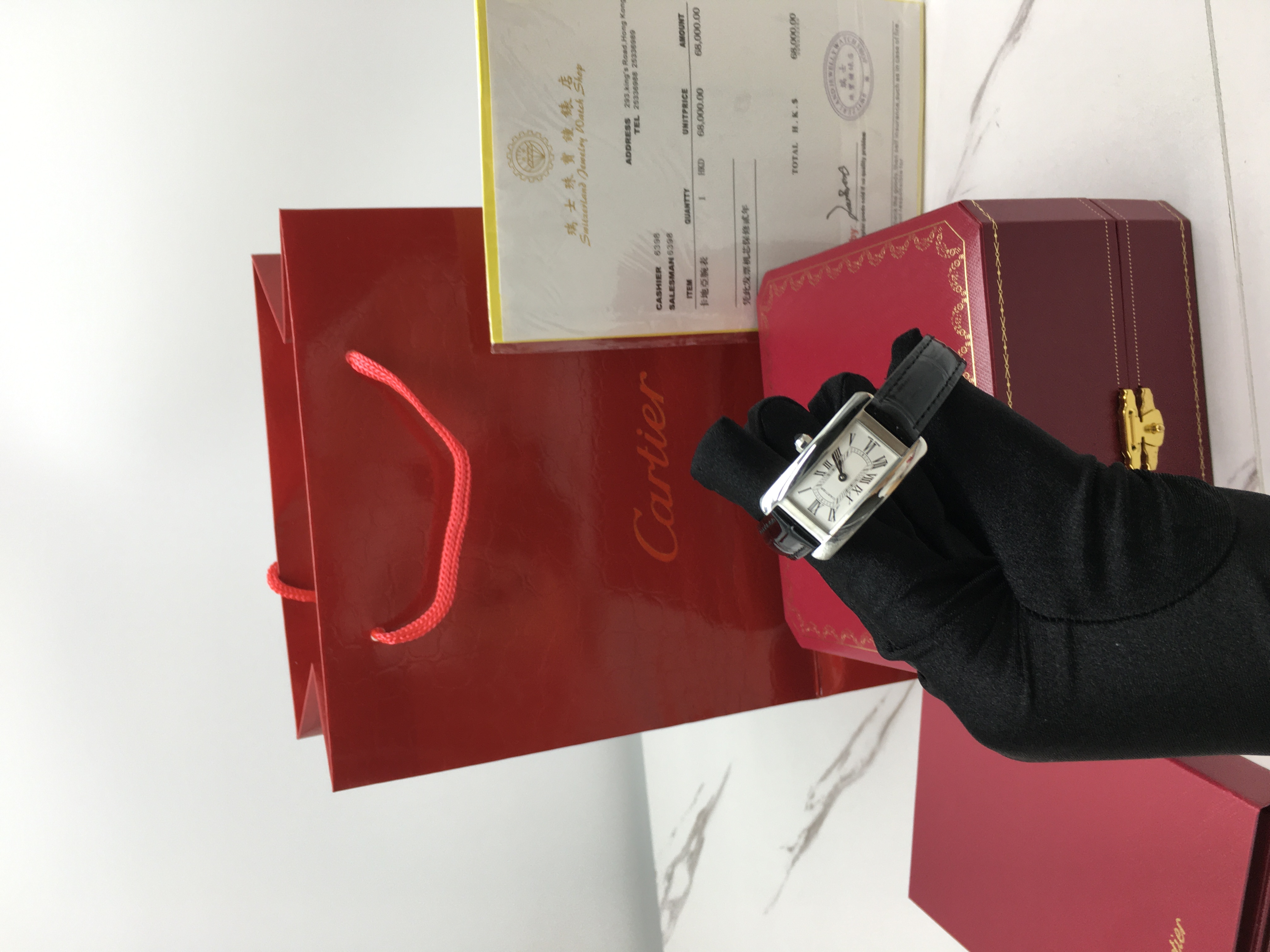 까르띠에 탱크 아메리칸 워치 남성용 (6COLOR) (20mm/23mm)