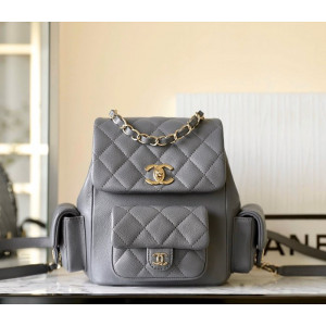 샤넬 23K 듀마 백팩 쓰리포켓 미디움 카프스킨 캐비어 (하이엔드급)