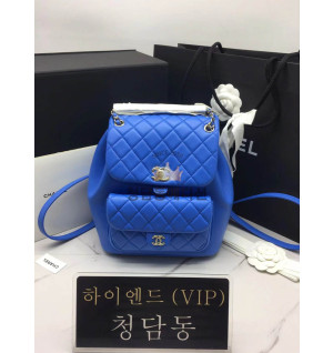 샤넬 24P 듀마 백팩 미디움 카프스킨 캐비어 (하이엔드급)