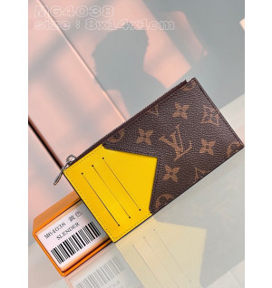 루이비통 코인 카드홀더 (컬러 옐로우)