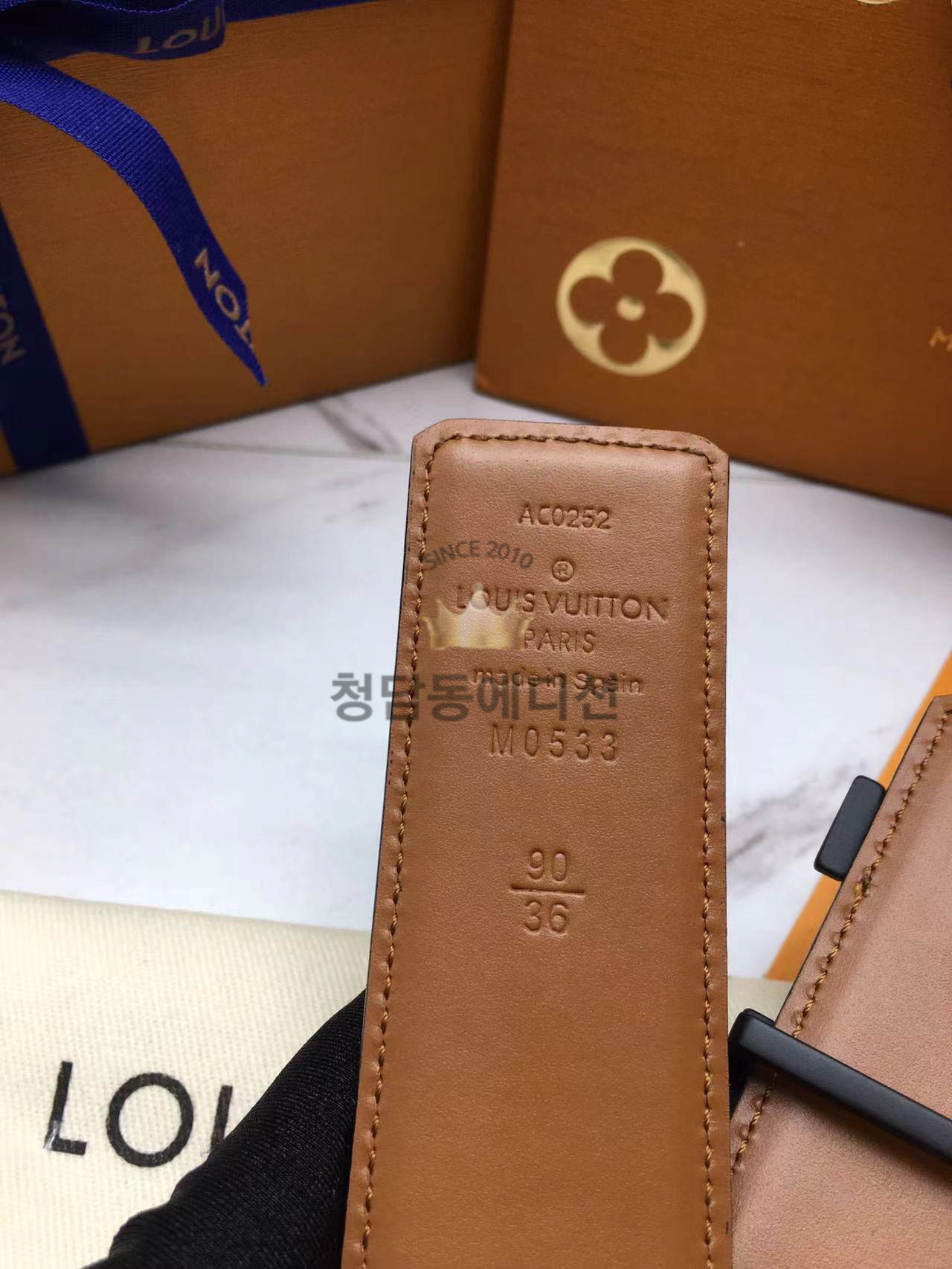 루이비통 버클 벨트 3.5cm