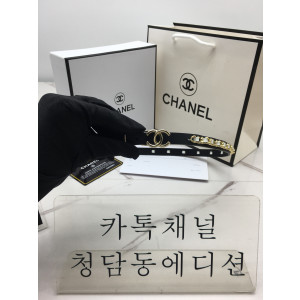 샤넬 cc 로고 체인 레더 벨트 1.5cm (upgrade ver.)