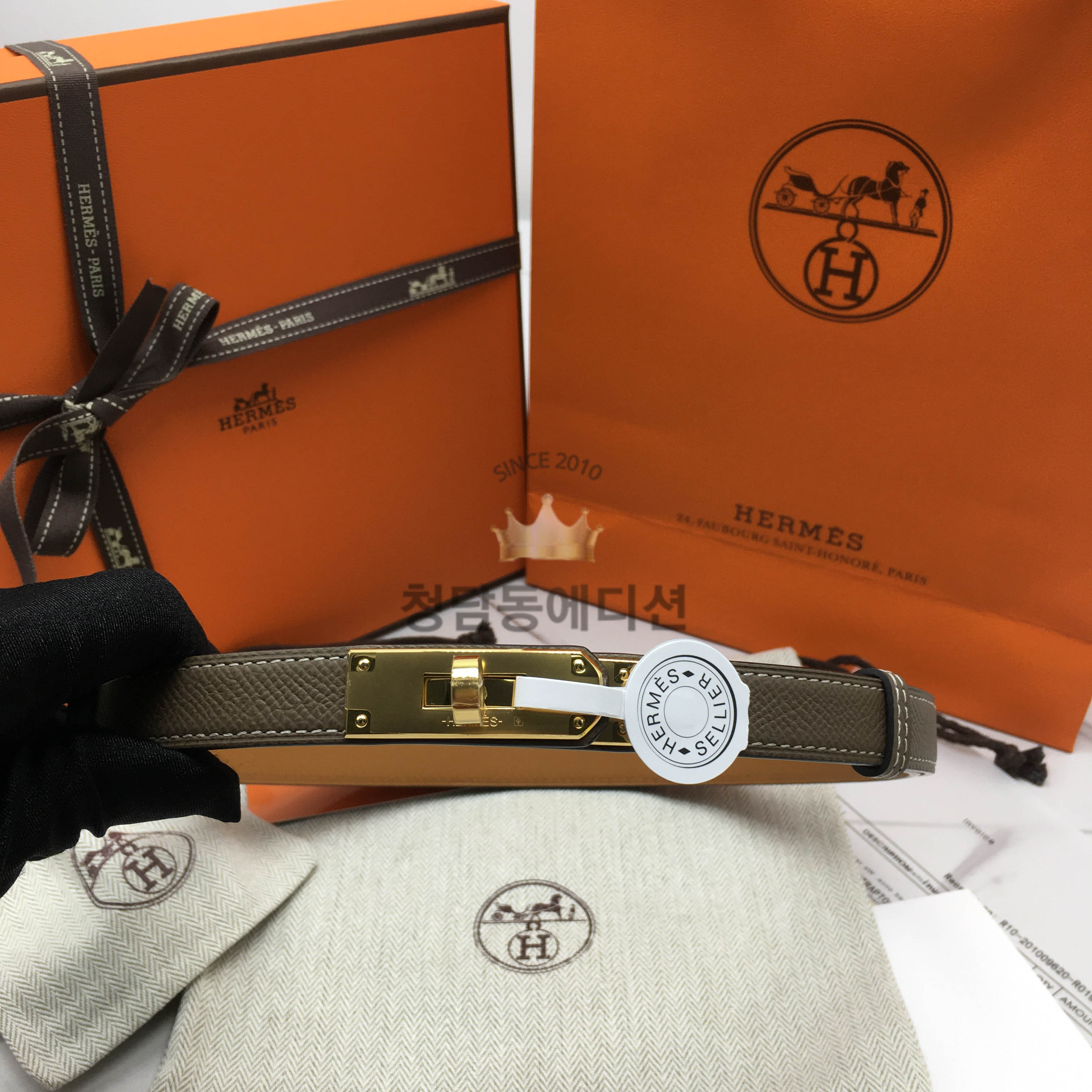 에르메스 켈리 벨트 (버클컬러 은장/금장) (upgrade ver.)