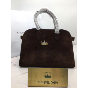 더 로우 N/S 마고 15 백 (스웨이드)