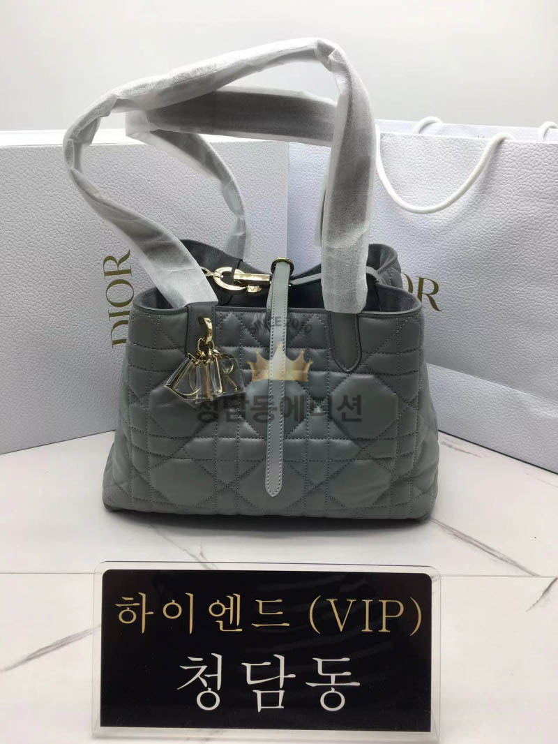 디올 뚜주흐 미디움 백 (upgrade ver.) (컬러 락 그레이)