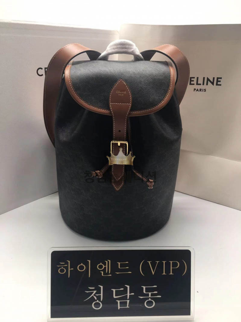 셀린느 트리옴페 폴코 미디엄 백팩 117902CAS.04LU