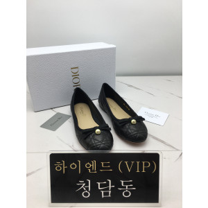 디올 cd 펄 까나쥬 퀄팅 발레리나 플랫 (컬러 블랙, 살구)